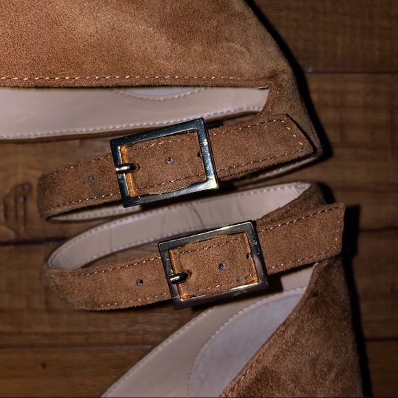 Vince Camuto Brown Suede Heels - Picture 6 of 6